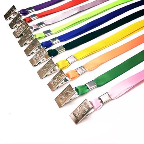 "Plain lanyard measuring 1.5 cm in width and 44 cm in length. The lanyard features a simple, solid color design with no additional patterns or text, ideal for use in various professional and promotional settings. The material is durable and comfortable for extended wear. Suitable for holding ID badges, keys, or small accessories."